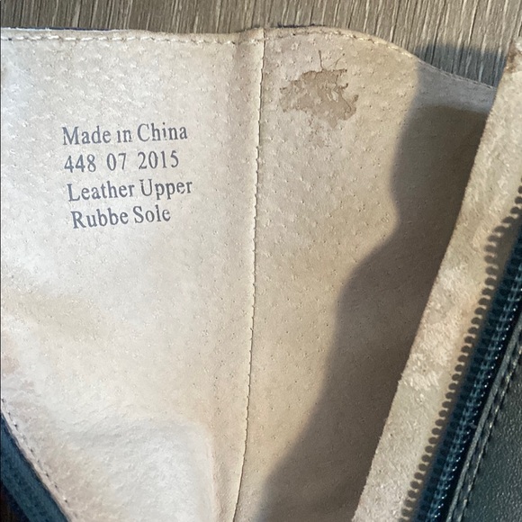 Livie & Luca Button Neve Tall Boot Sz 12 Girls Gray Leather Bootie Knee Zip Kids - Picture 4 of 5